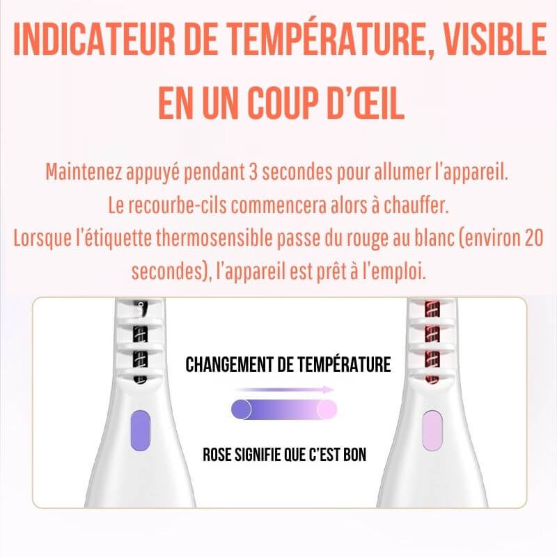 Recourbe-Cil Chauffant - Elaya™