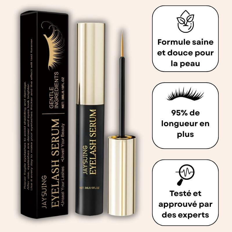 Elaya™ – Sérum Cils Longs & Denses Sans Irritation